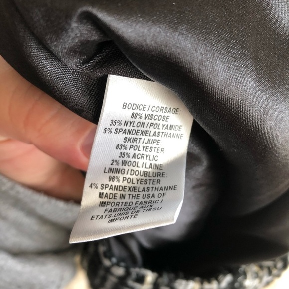 Milly Metallic Tweed A-Line Sleeveless Dress 0 - Picture 8 of 8